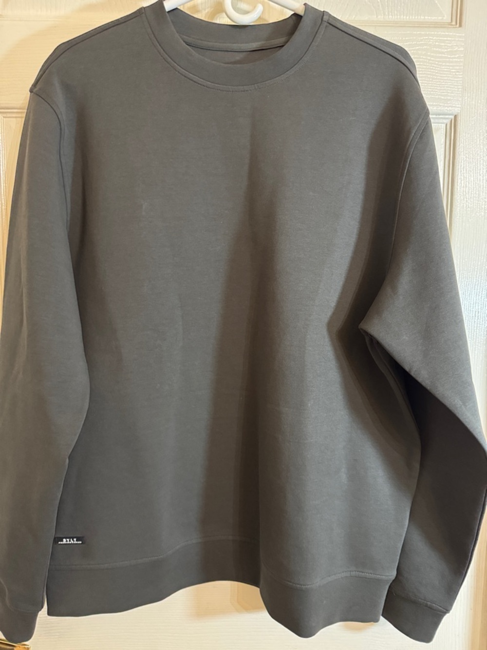 BYLT Basics Roamknit Men's Crewneck Sweater - Charcoal Gray